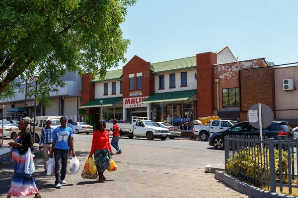Вулиця в Francis місто, Ботсвани — стокове фото