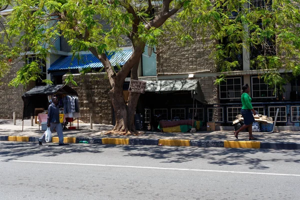 Street in Francis Town, Botswana — Stock Photo, Image