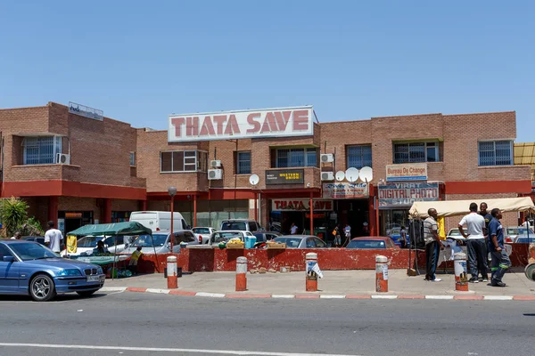 Street in Francis Town, Botswana — Stock Photo, Image