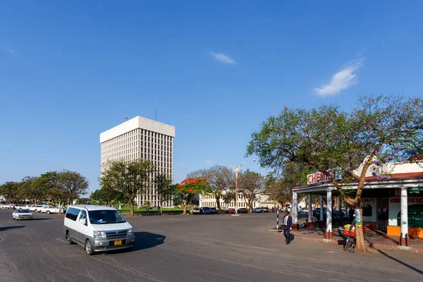 Street in Bulawayo City, Zimbabwe — Stock Photo, Image