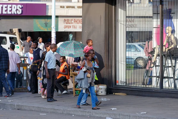 Rua em Bulawayo City, Zimbabwe — Fotografia de Stock