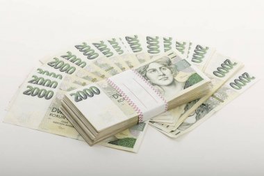 Çek banknotlar fan