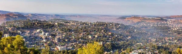Gondar city with Fasil Ghebbi, Ethiopia — Stock Photo, Image