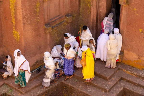 Orthodoxe chrétien éthiopien, Lalibela Ethiopie — Photo