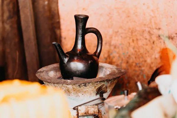 Cafetière éthiopienne traditionnelle — Photo