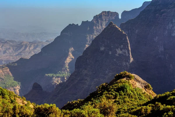 Semien lub Simien Mountains, Etiopia — Zdjęcie stockowe