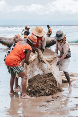 Yerel Madagaskarlı balıkçılar balıkçılık deniz, Madagaskar