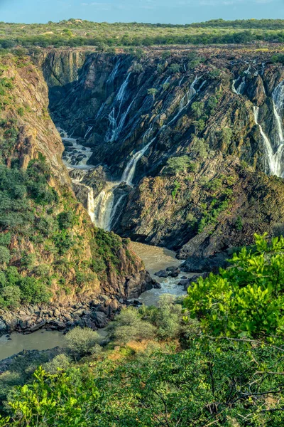 Ruacana-fall auf dem kunene-fluss, namibia afrika — Stockfoto