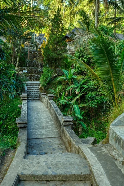 trails around royal tombs at Gunung Kawi Indonesia