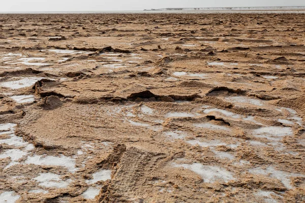 Karum meer, Danakil, Afar Ethiopië. — Stockfoto