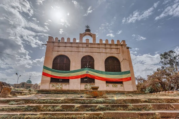 Mparator Axum Etiyopya Döneminde Inşa Edilen Siyon Our Lady Mary — Stok fotoğraf