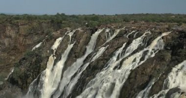 Kuzey Namibya 'daki Ruacana Şelalesi, Afrika vahşi doğası