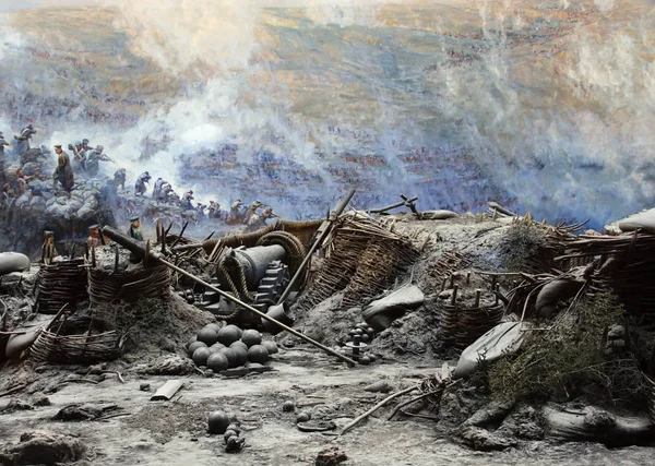 La batalla de Sebastopol Imagen de archivo