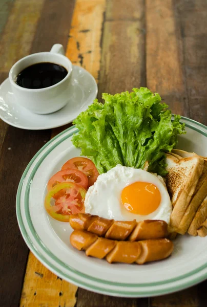 Англійський сніданок (продукти харчування та напої ) — стокове фото