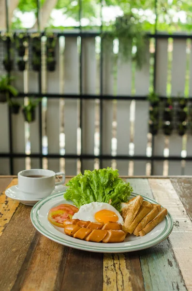 Desayuno inglés (comida y bebida)  ) — Foto de Stock