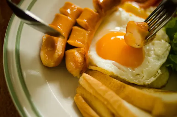 Englisches Frühstück (Essen und Trinken ) — Stockfoto