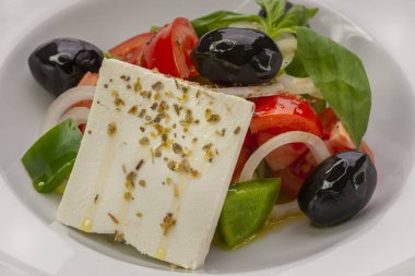 Bu bir Yunan salatası.