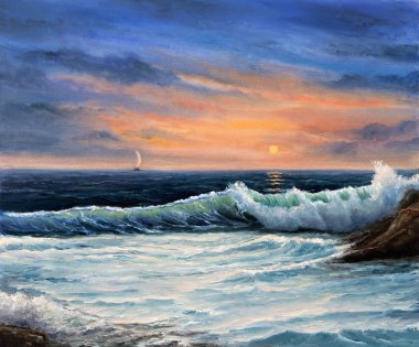 Bir okyanus kıyısında