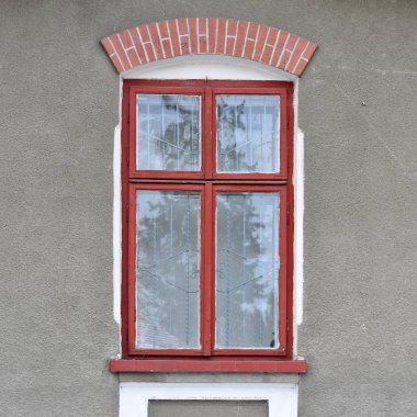 İçinde belgili tanımlık arka plan fotoğraf eski bir bina cephe parçası. Pencere. 