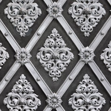 Antik metal dokulu dekoratif bindirmeleri ve sahte. Kapı, kapı, Panjur 