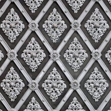 Antik metal dokulu dekoratif bindirmeleri ve sahte. Kapı, kapı, Panjur 