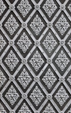 Antik metal dokulu dekoratif bindirmeleri ve sahte. Kapı, kapı, Panjur 