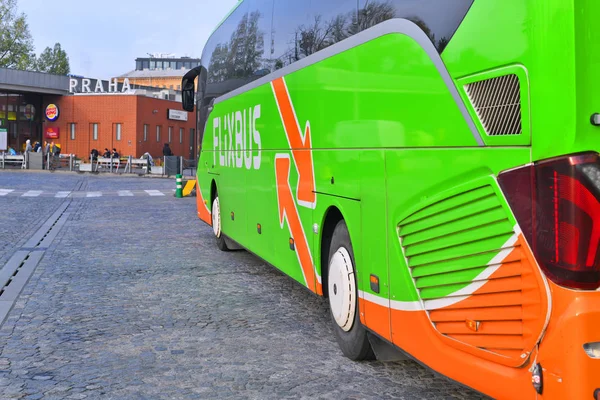 Praga República Checa Octubre 2019 Estación Central Autobuses Florenc Flixbus —  Fotos de Stock