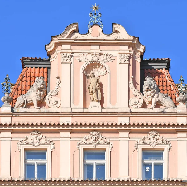 Window Ancient Building Old Prague 2019 — Stock Photo, Image