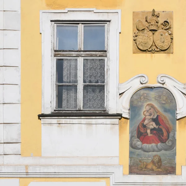Window Ancient Building Old Prague 2019 — Stock Photo, Image