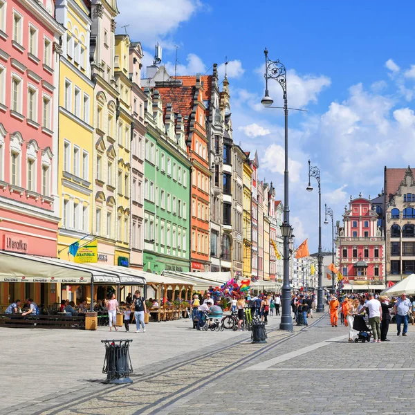 Wroclaw Republic Poland May 2019 Market Square — Stock Photo, Image