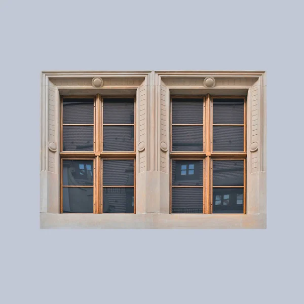 Janela Edifício Antigo Dresden República Federal Alemanha 2019 — Fotografia de Stock