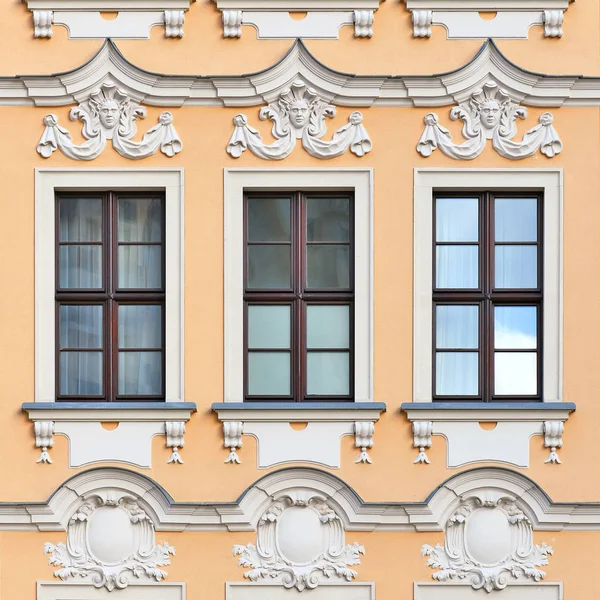Ventana Edificio Antiguo Dresde República Federal Alemania 2019 — Foto de Stock