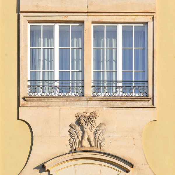 Eski Bir Binanın Penceresi Dresden Almanya Federal Cumhuriyeti 2019 — Stok fotoğraf