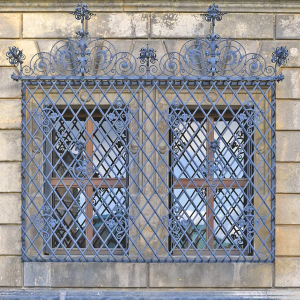Window Lattice Ancient Building Old Dresden Federal Republic Germany 2019 — Stock Photo, Image