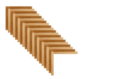 Parke zemin parçası. Meşe.