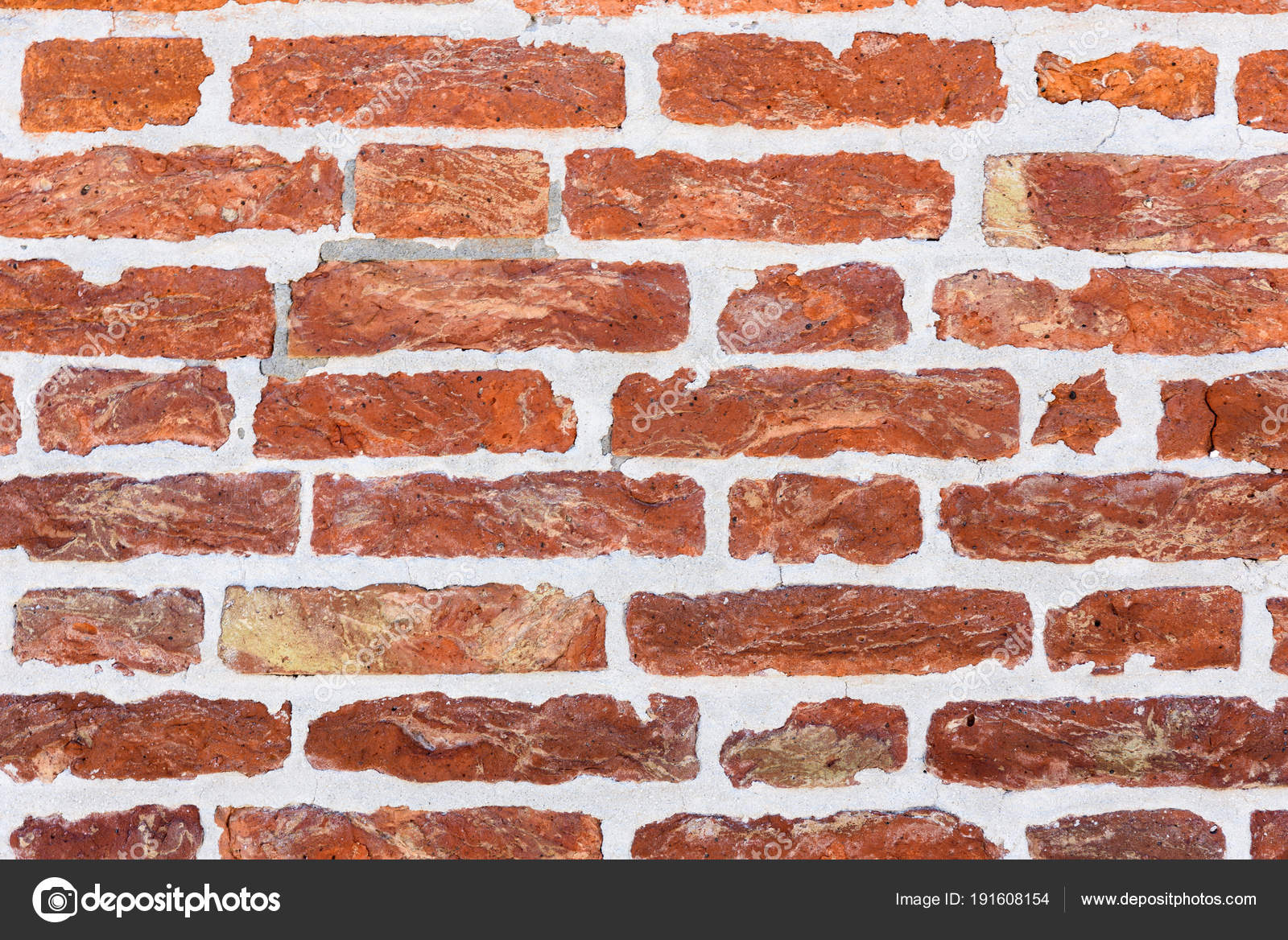 Toile De Fond De Mortier Gris Et Mur De Brique Rouge