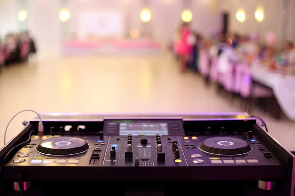 Empty hall during party or wedding celebration — Stock Photo, Image