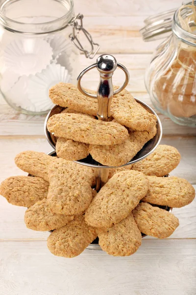 Crunchy cookie on the table — Stock Photo, Image