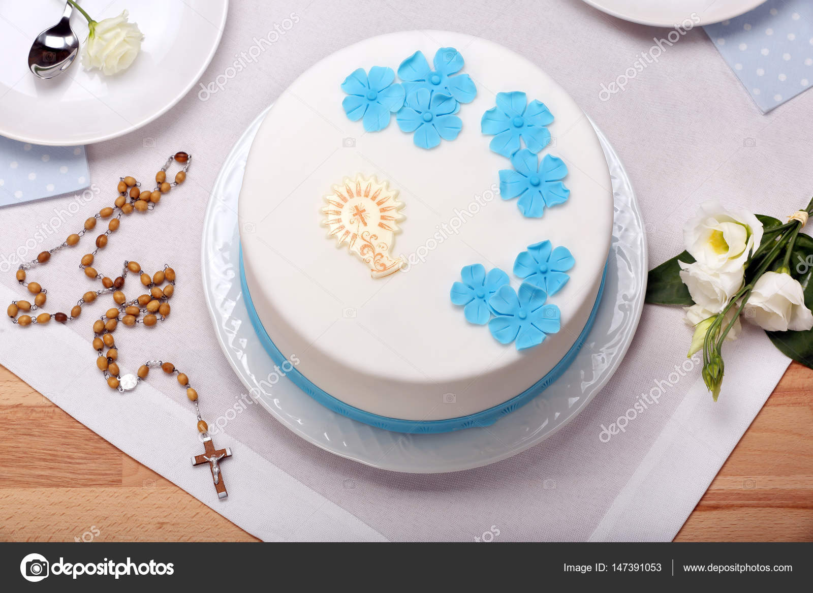 Picture First Communion Cake First Holy Communion Cake On The