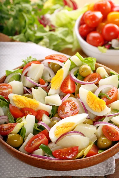 Ensalada campera tradizionale insalata di campagna spagnola — Foto Stock