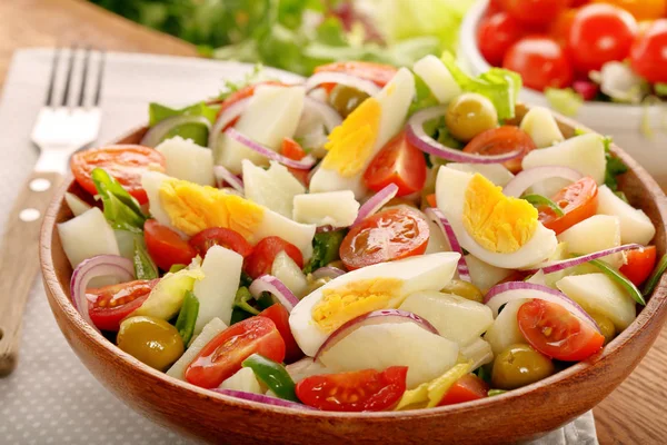 Ensalada campera traditional spanish countryside salad — Stock Photo, Image