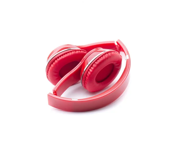 Ένα κόκκινο ακουστικά — Φωτογραφία Αρχείου