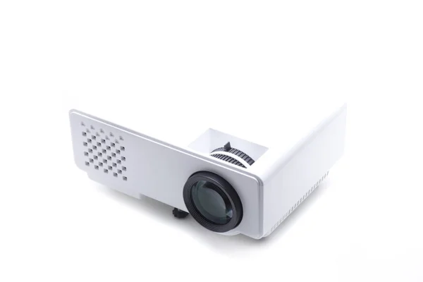 Портативный белый проектор — стоковое фото