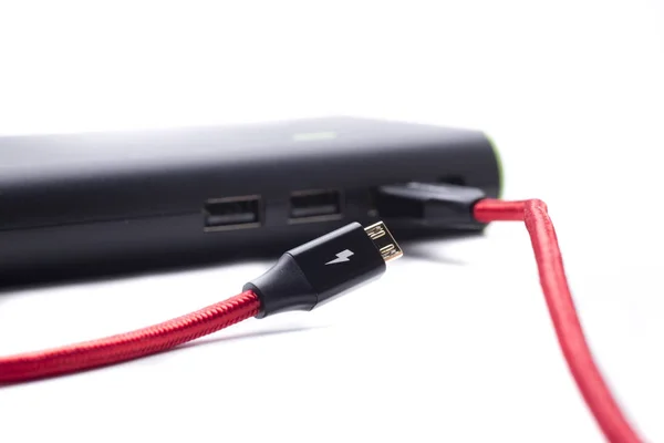 Micro USB conection — стоковое фото