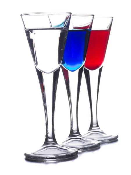 Russia drink flag — Stock Photo, Image