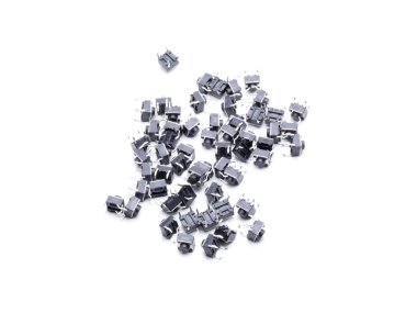 izole stüdyo düğmesi