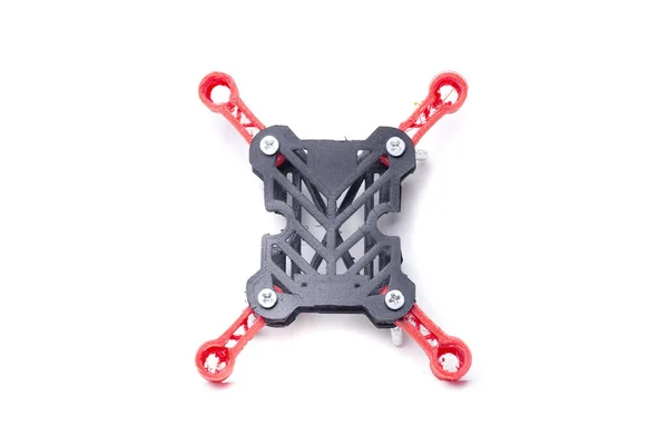 Mini Dron Marco Plegables Bricolaje Hechos Con Impresora —  Fotos de Stock