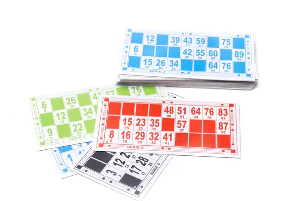 Artikelen Voor Bingo Gokken Familieplezier — Stockfoto