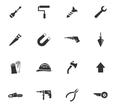 İnşaat ve onarım Icons set