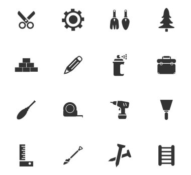 İnşaat ve onarım Icons set